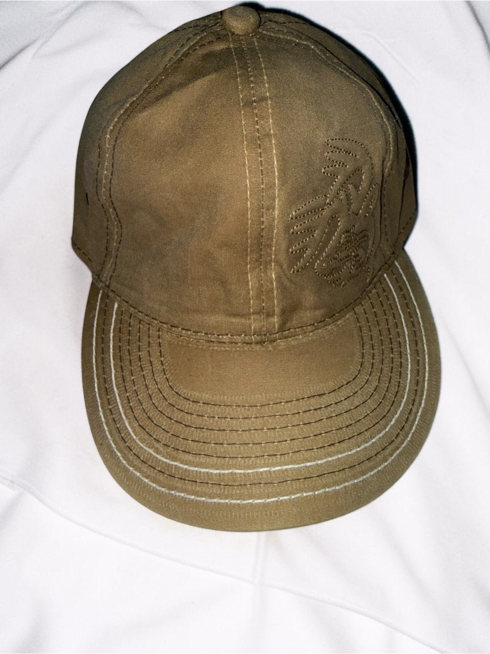 Brown Hunting Cap with Subtle Embroidery - BUNDLE AND SAVE